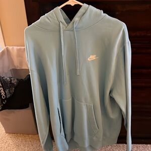 NWOT baby blue Nike hoodie